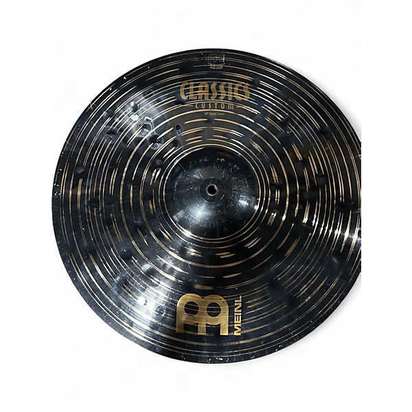 Used MEINL 18in CLASSICS CUSTOM DARK CRASH Cymbal