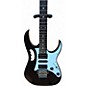 Used 1999 Ibanez jem7dbk Black and White Solid Body Electric Guitar