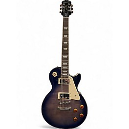 Used Epiphone Les Paul Standard Pro Trans Blue Solid Body Electric Guitar