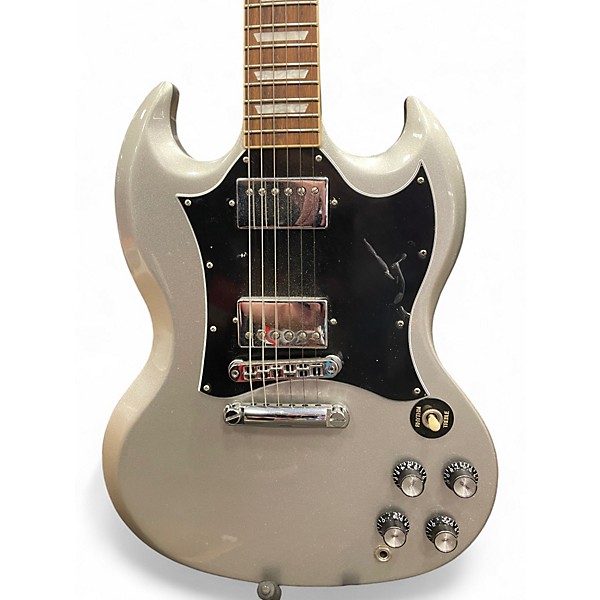 Used Gibson SG Standard Silver Solid Body Electric Guitar