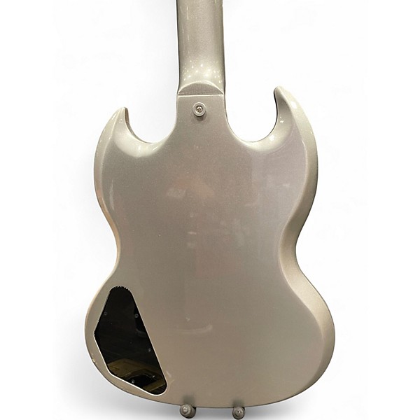 Used Gibson SG Standard Silver Solid Body Electric Guitar