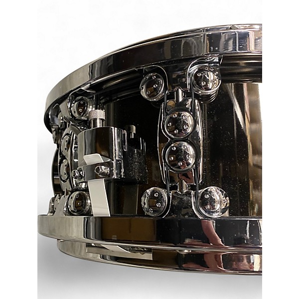 Used dialtune 14X6.5 SNARE DRUM BLACK NICKEL OVER BRASS Drum