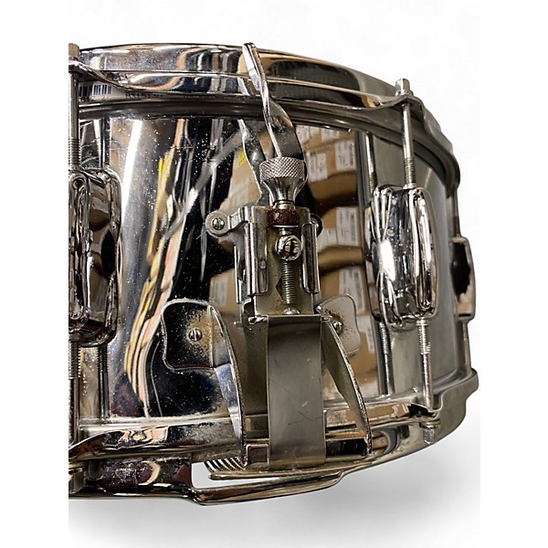 Used Slingerland 14X6.5 SNARE Chrome Drum