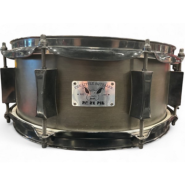 Used Pork Pie 12X5 Little Squealer Snare Black Drum