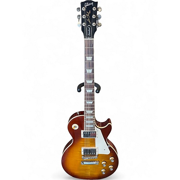 Used 2020 Gibson Les Paul Standard 1960S Neck TRIBURST Solid Body Electric Guitar