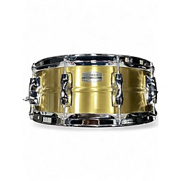 Used Yamaha 5.5X14 Recording Custom SNARE BRASS Drum
