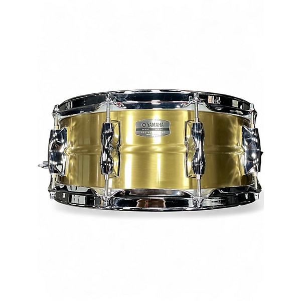 Used Yamaha 5.5X14 Recording Custom SNARE BRASS Drum