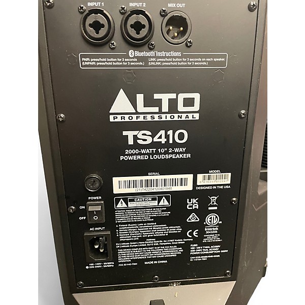 Used Alto TS410 Powered Speaker