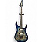 Used Ibanez RG1027PBF Cerulean Blue Solid Body Electric Guitar thumbnail