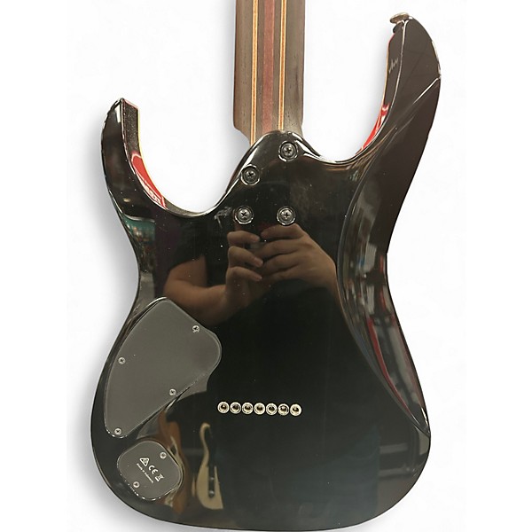 Used Ibanez RG1027PBF Cerulean Blue Solid Body Electric Guitar