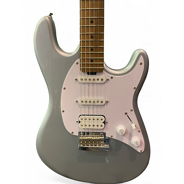 Used Sterling by Music Man CUTLASS Silver Solid Body Electric Guitar