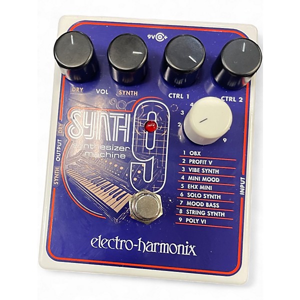 Used Electro-Harmonix SYNTH9 Synthesizer Effect Pedal