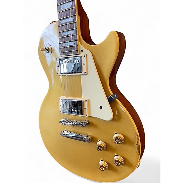 Used Epiphone Les Paul Standard Gold Top Solid Body Electric