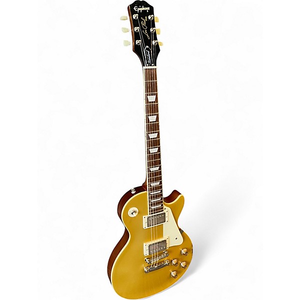 ギター Epiphone les paul standard gold top Epiphone Les Paul Standard '50s Electric Guitar - Metallic