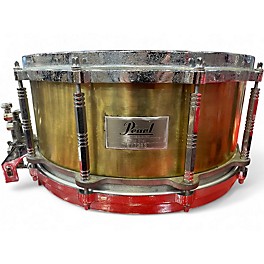 Used Pearl 14X6.5 BRASS FREE FLOATER BRASS Drum