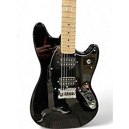 Used Squier Bullet Mustang HH Black Solid Body Electric Guitar
