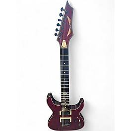 Used Dean Custom 450 Trans Red Solid Body Electric Guitar