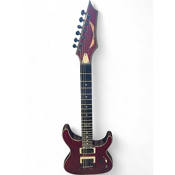 Used Dean Custom 450 Trans Red Solid Body Electric Guitar