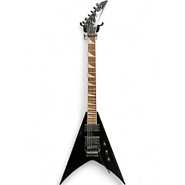 Used Jackson KVMGQ Pro King V Black Solid Body Electric Guitar