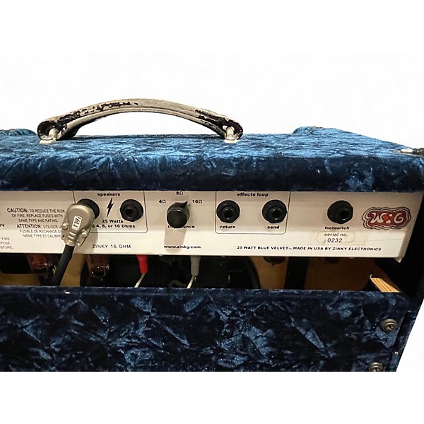 Used Zinky Blue Velvet Tube Guitar Combo Amp