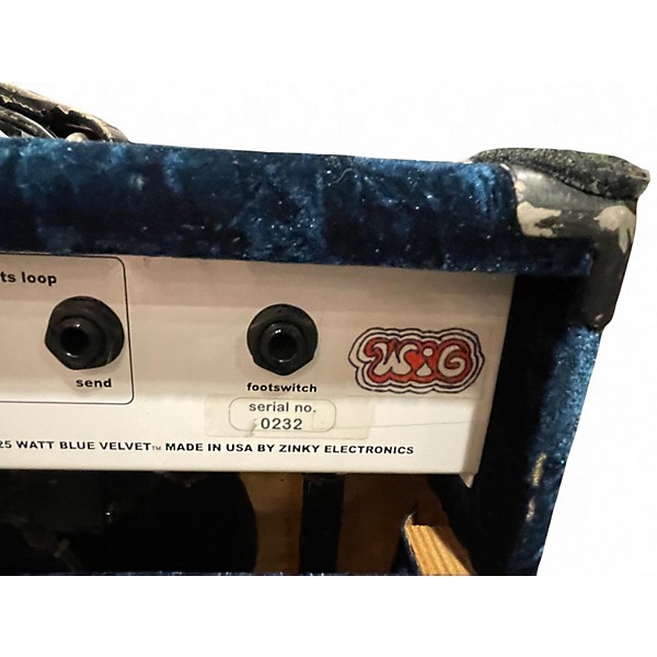Used Zinky Blue Velvet Tube Guitar Combo Amp