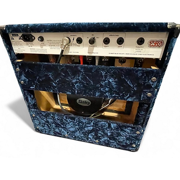 Used Zinky Blue Velvet Tube Guitar Combo Amp