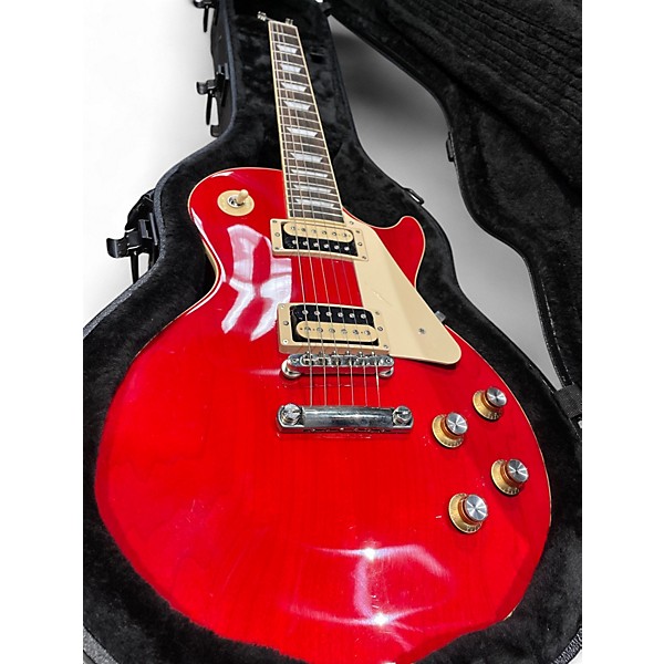 Used Gibson Les Paul Classic 60s Neck TRANSPARENT CHERRY Solid Body Electric Guitar