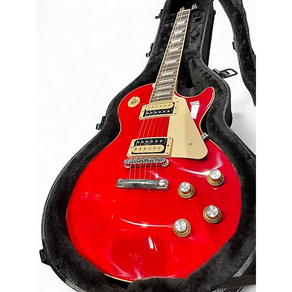 Used Gibson Les Paul Classic 60s Neck TRANSPARENT CHERRY Solid Body Electric Guitar