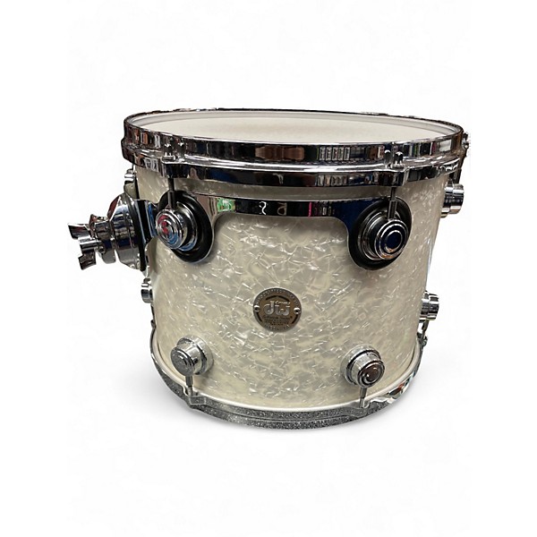 Used DW 5 Piece Collector's Series Pearl White Drum Kit
