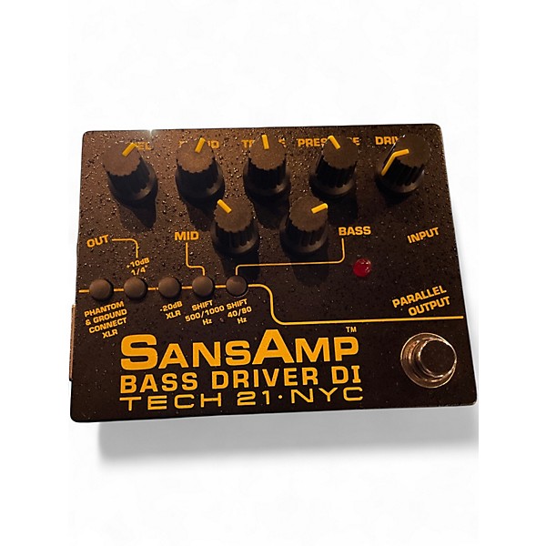 Used Tech 21 Sansamp PBDR Bass Driver DI Bass Effect Pedal