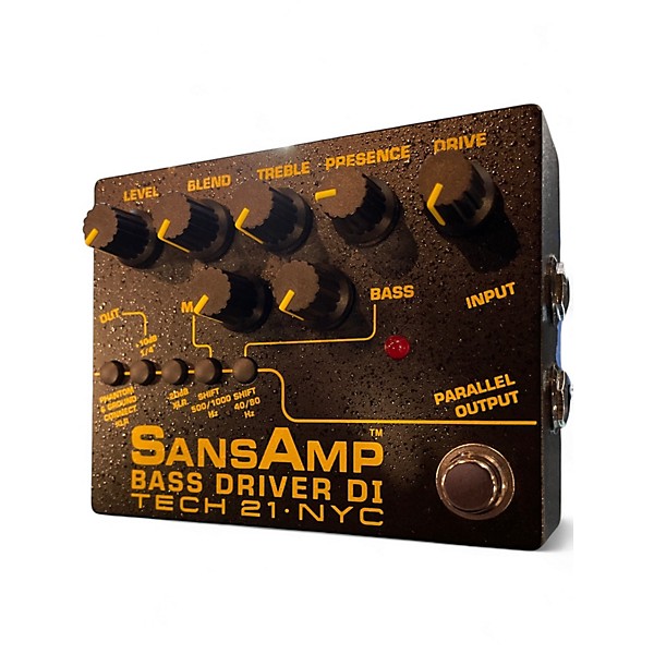 ベース SansAmp Bass Driver DI Used Tech 21 Sansamp PBDR Bass Driver DI Bass Effect Pedal
