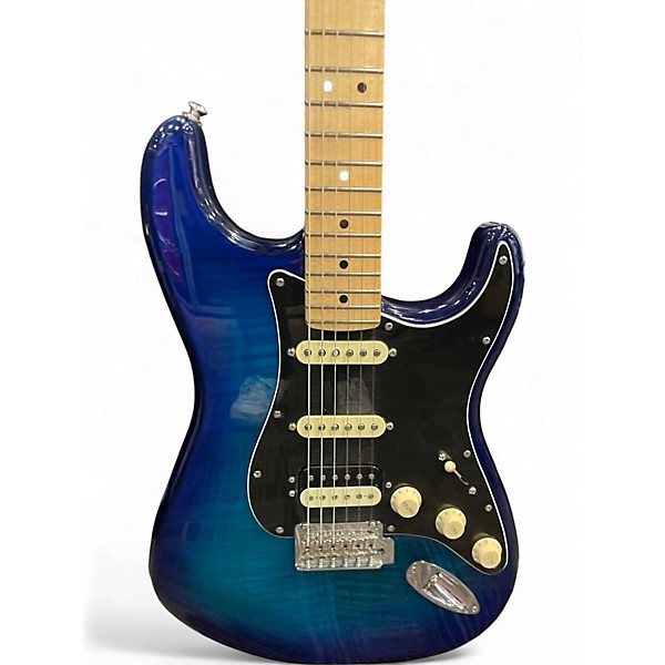Used Fender Player Stratocaster HSS Blue Burst Solid Body Electric Guitar