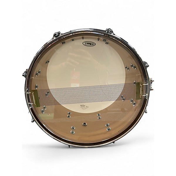 Used Orange County Drum & Percussion 13in Maple Ash Snare Natural Gloss Drum