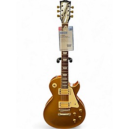 Used Edwards E-LP-125STD-P Gold Top Solid Body Electric Guitar