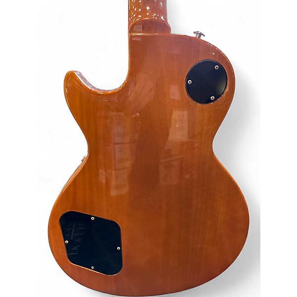 Used Edwards E-LP-125STD-P Gold Top Solid Body Electric Guitar