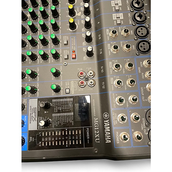 Used Yamaha MG12XU Unpowered Mixer
