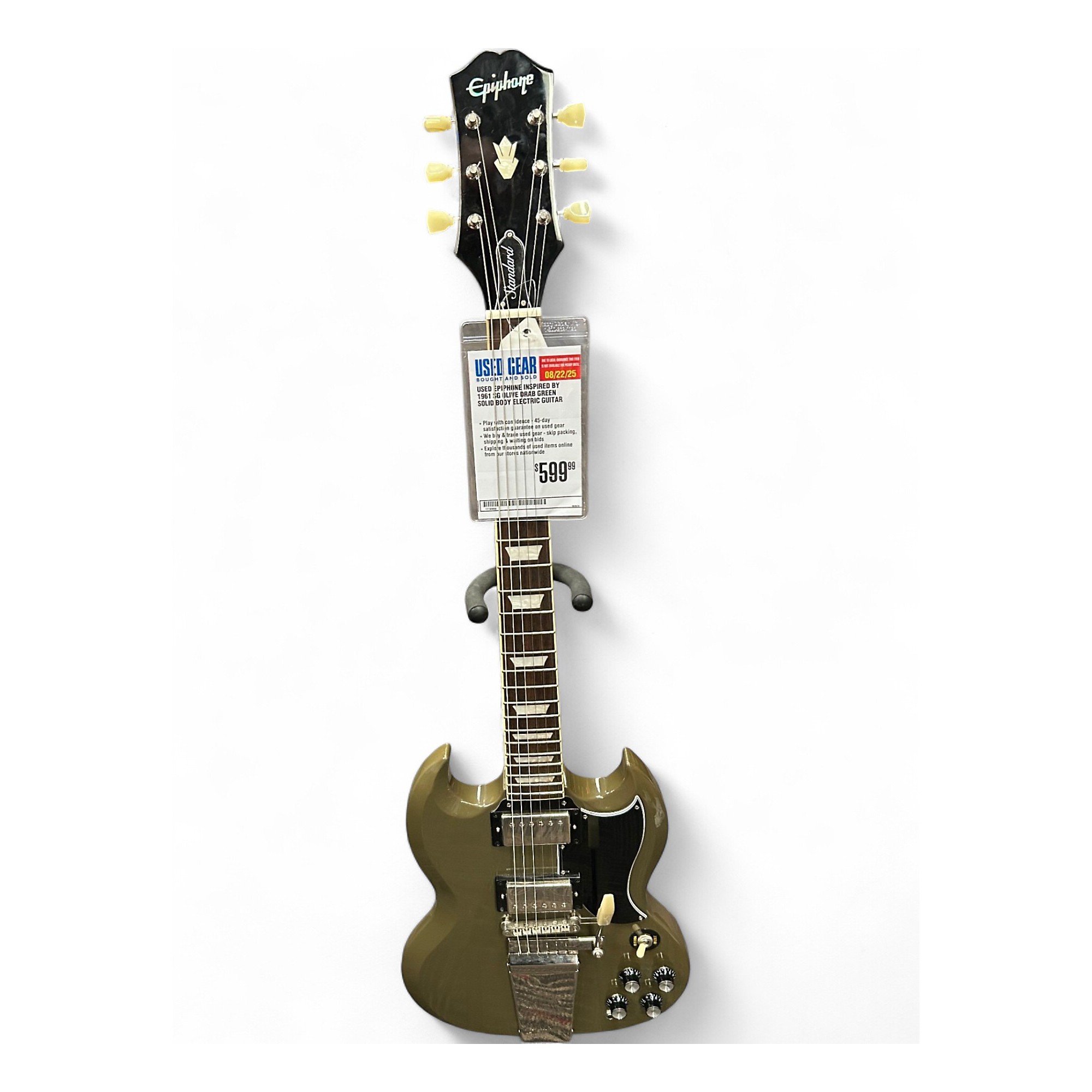 Used Epiphone INSPIRED BY 1961 SG OLIVE DRAB GREEN Solid
