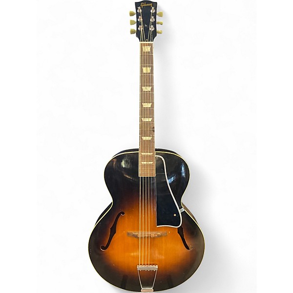 Vintage 1950s Gibson L50 2 Tone Sunburst Acoustic Guitar