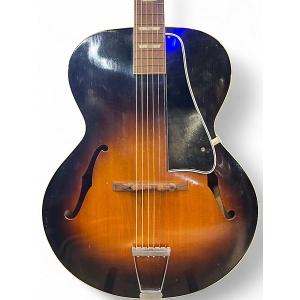 Vintage 1950s Gibson L50 2 Tone Sunburst Acoustic Guitar