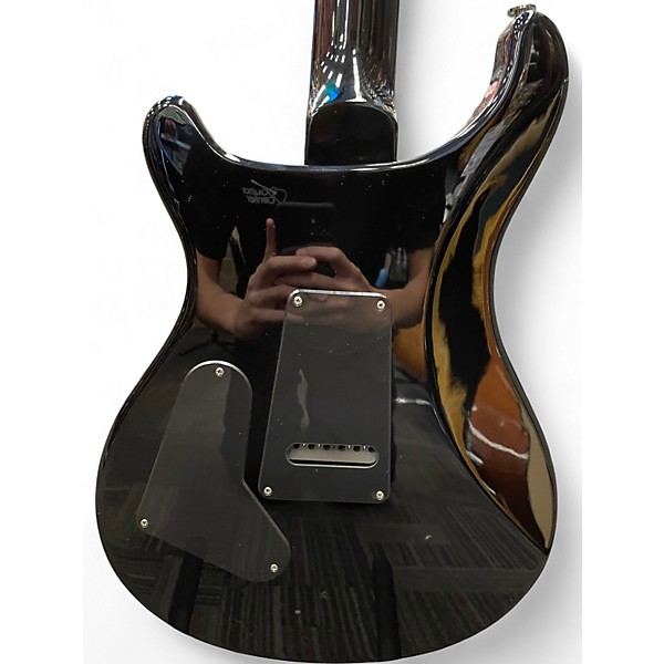Used PRS S2 Custom 24 08 Trans Black Solid Body Electric Guitar