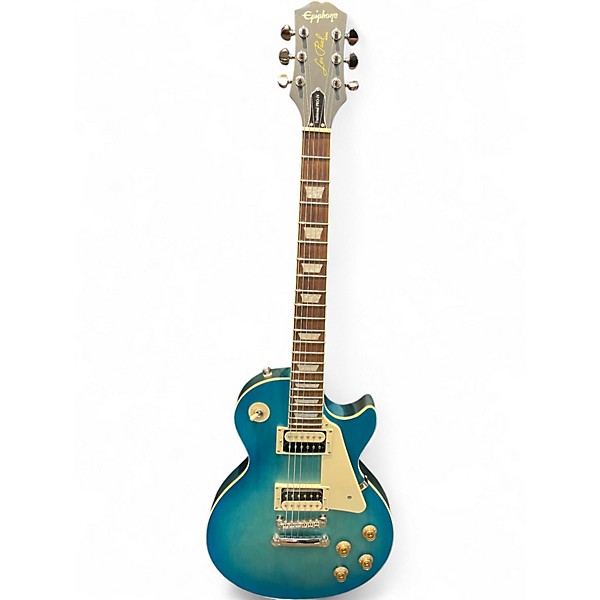 Epiphone LesPaul Traditional Pro Aqua 美品 Open Box Epiphone 2014 Les Paul Traditional PRO Electric