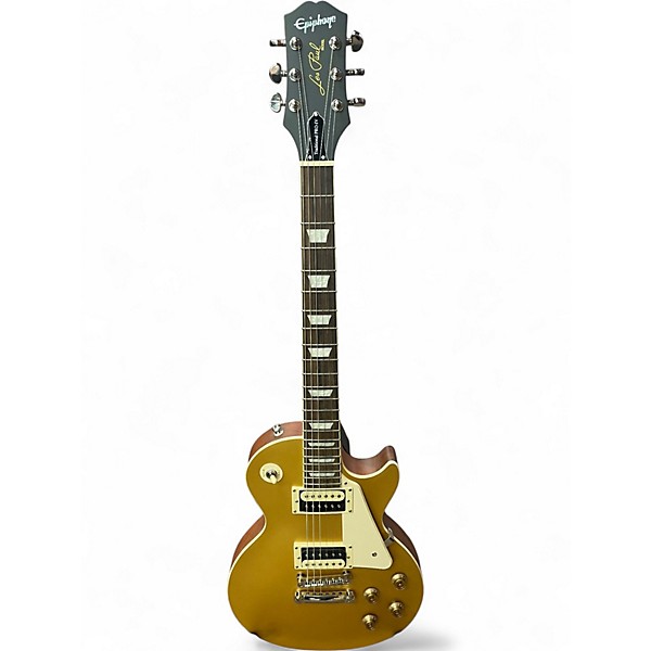 Used Epiphone Les Paul Traditional Pro IV Gold Top Solid