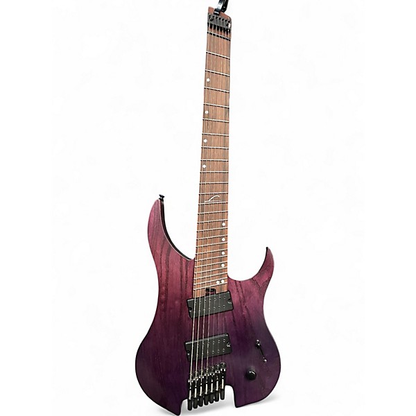 Used Legator Ghost Performance 7 Multi Scale Purple Solid Body Electric Guitar