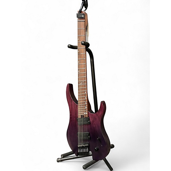 Used Legator Ghost Performance 7 Multi Scale Purple Solid Body Electric Guitar