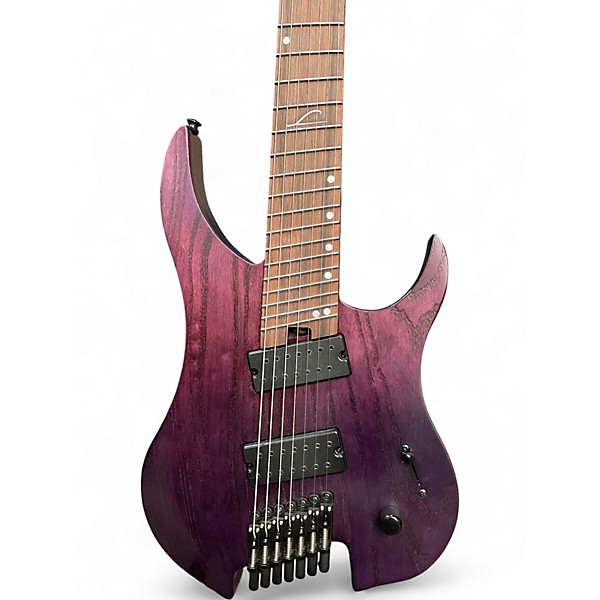 Used Legator Ghost Performance 7 Multi Scale Purple Solid Body Electric Guitar