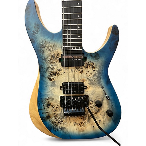 Used Schecter Guitar Research REAPER 6 FR S SATIN SKY Solid Body Electric Guitar