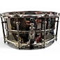Used Pork Pie 6.5X14 BOB Black Nickel Over Brass Drum