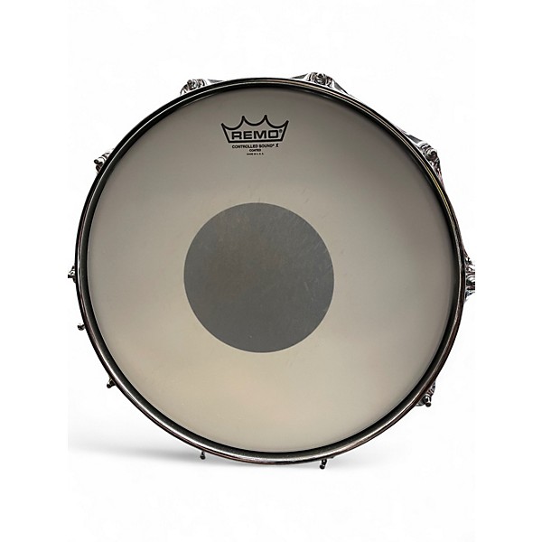 Used Pork Pie 6.5X14 BOB Black Nickel Over Brass Drum