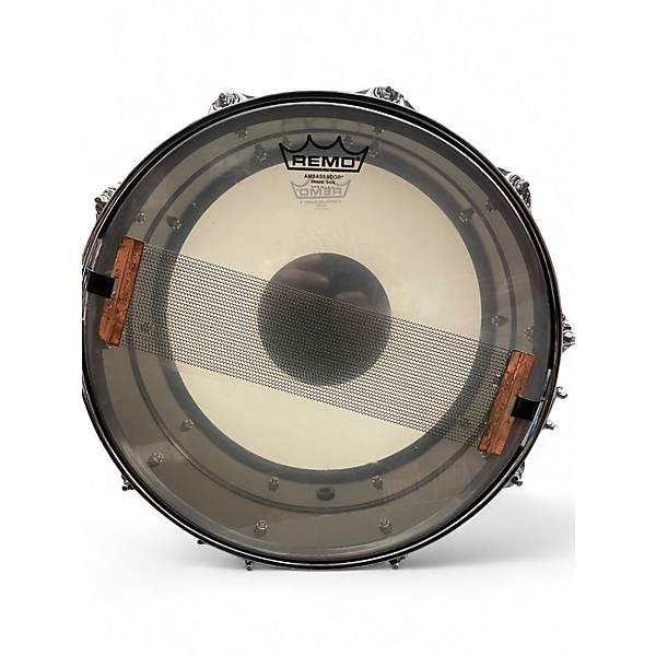 Used Pork Pie 6.5X14 BOB Black Nickel Over Brass Drum