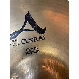 Used Zildjian 18in A Custom Crash Cymbal